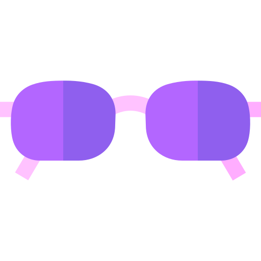 oculos de sol Basic Straight Flat Ícone