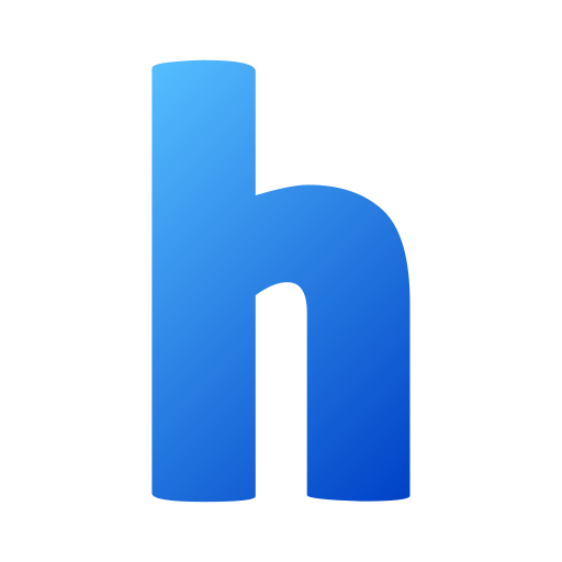 편지 h Generic gradient fill icon