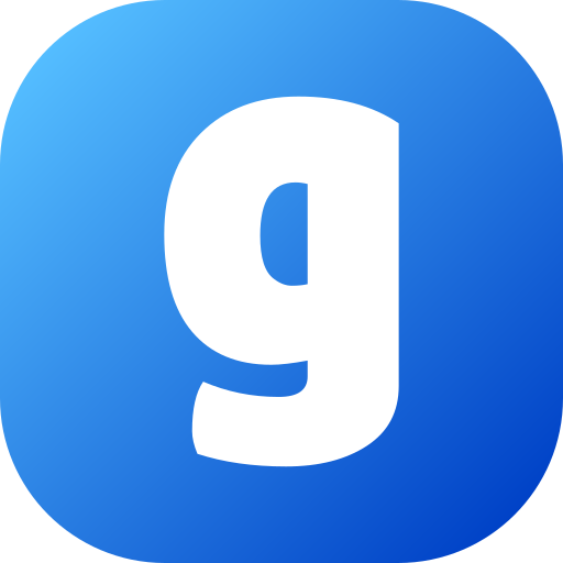 buchstabe g Generic gradient fill icon