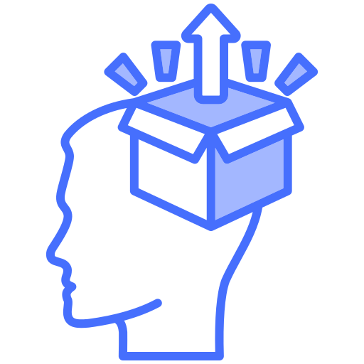 Think out of the box Generic color lineal-color icon