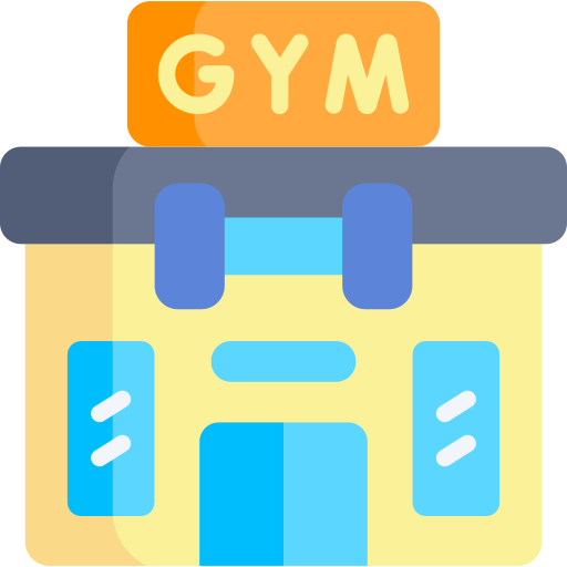Gym Kawaii Flat icon