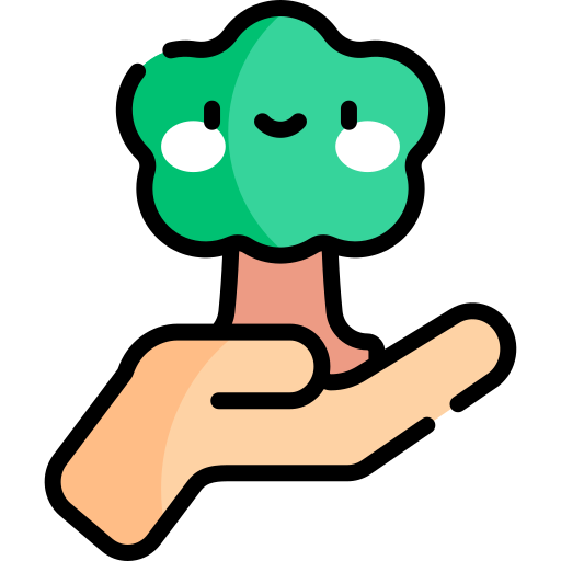 Plant a tree Kawaii Lineal color icon