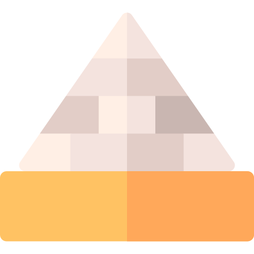 Пирамида Basic Rounded Flat иконка
