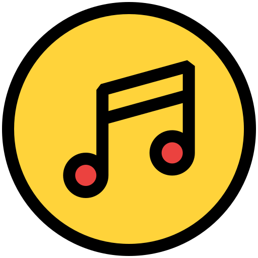 Music note Generic color lineal-color icon