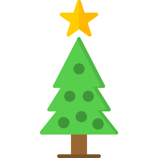 クリスマスツリー Generic color fill icon