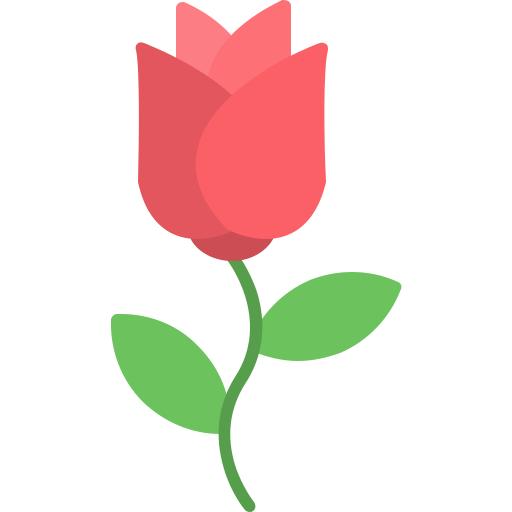 Rose Generic color fill icon