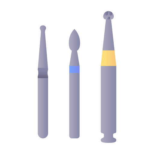 Tooth drill Generic gradient fill icon