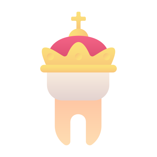 Dental crown Generic gradient fill icon