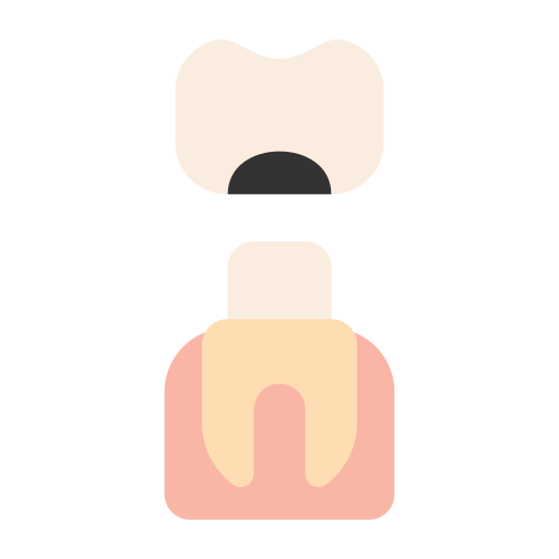corona dental Generic color fill icono