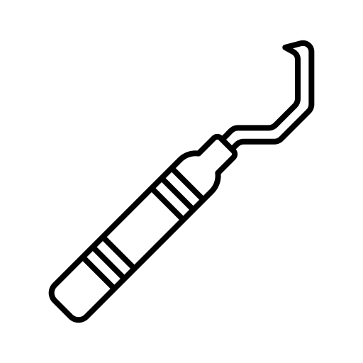 치과 스케일러 Generic black outline icon