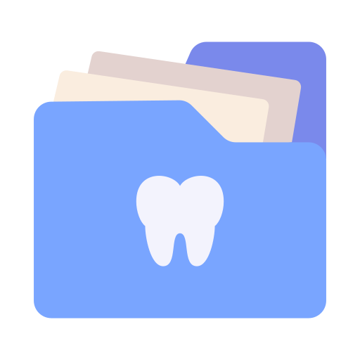 pilniki dentystyczne Generic color fill ikona