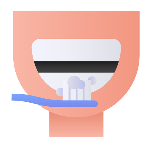 Чистить зубы Generic gradient fill иконка