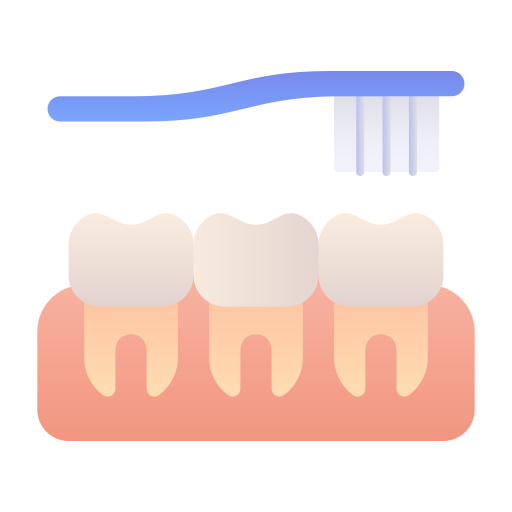 lavando los dientes Generic gradient fill icono