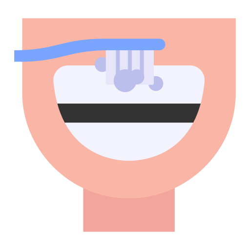 szczotkowanie zębów Generic color fill ikona