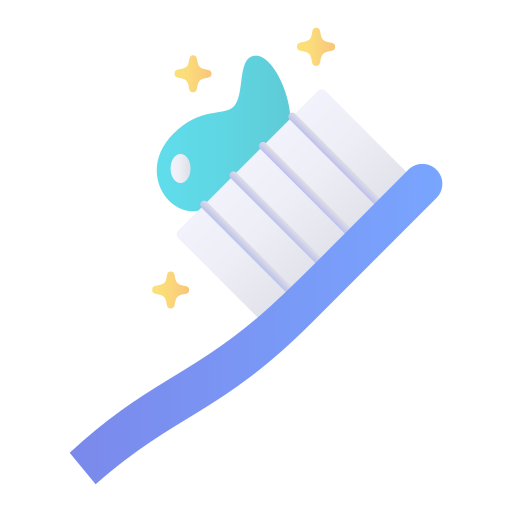 cepillo de dientes Generic gradient fill icono