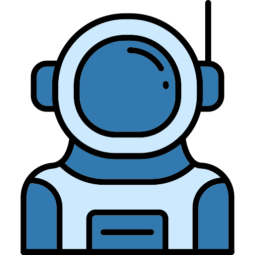 astronaut Generic color lineal-color icoon