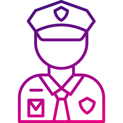Офицер Generic gradient outline иконка
