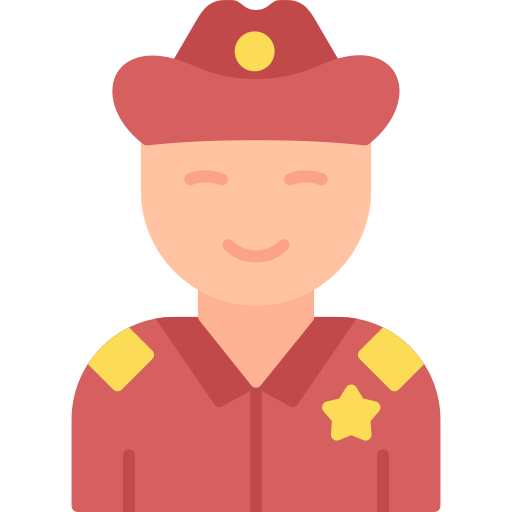 sheriff Generic color fill icon
