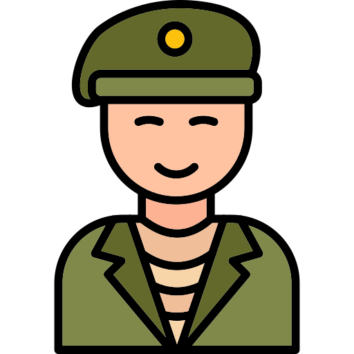 soldaat Generic color lineal-color icoon