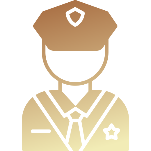 Security guard Generic gradient fill icon