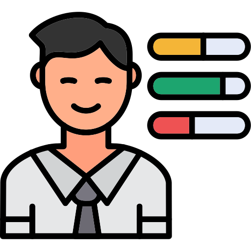 vaardigheden Generic color lineal-color icoon