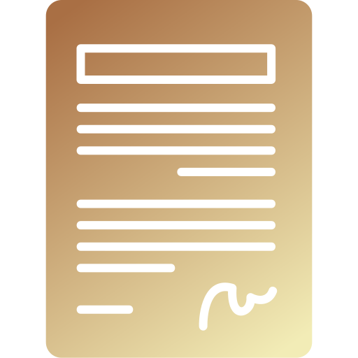 Cover letter Generic gradient fill icon