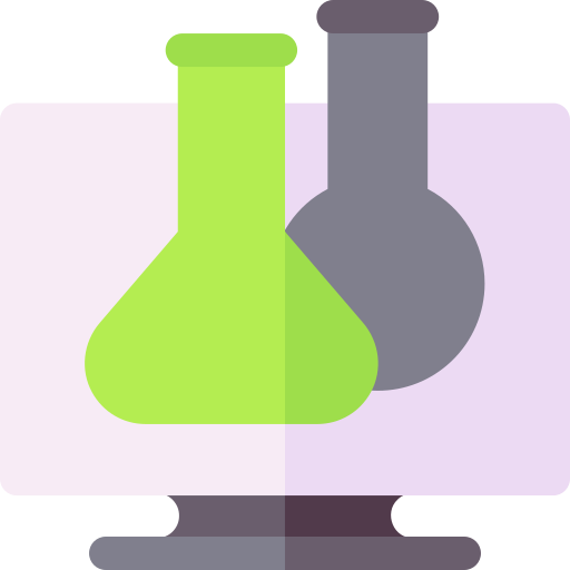Virtual lab Basic Rounded Flat icon