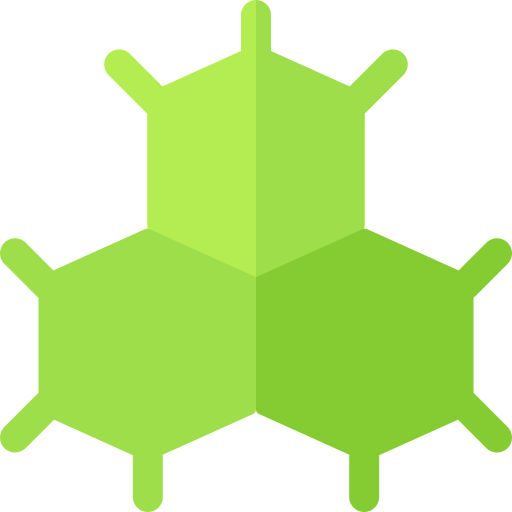 célula vegetal Basic Rounded Flat icono