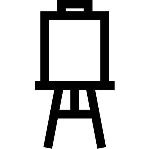 キャンバス Basic Straight Lineal icon