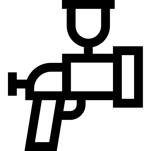 エアブラシ Basic Straight Lineal icon