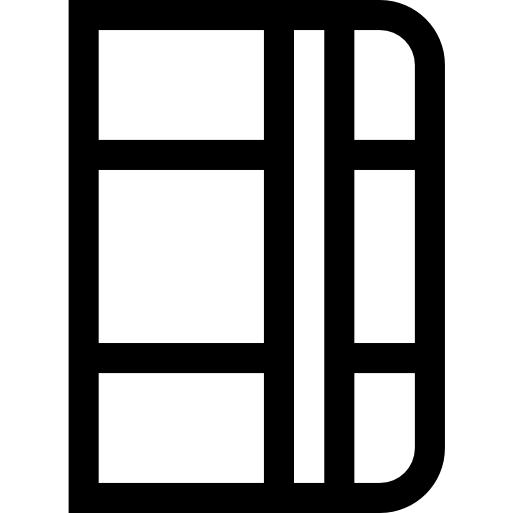 공책 Basic Straight Lineal icon