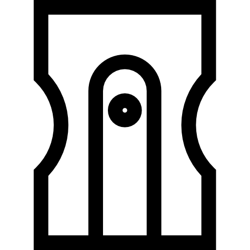 sacapuntas Basic Straight Lineal icono