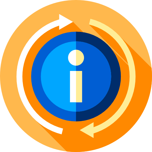 informatie Flat Circular Flat icoon
