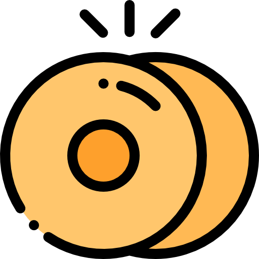 Cymbals Detailed Rounded Lineal color icon