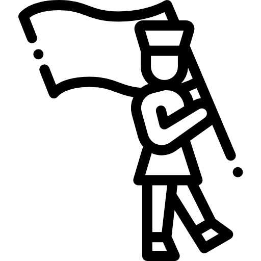 optocht Detailed Rounded Lineal icoon