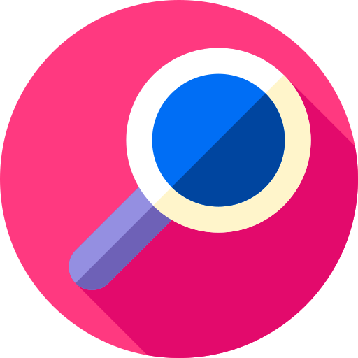 拡大鏡 Flat Circular Flat icon