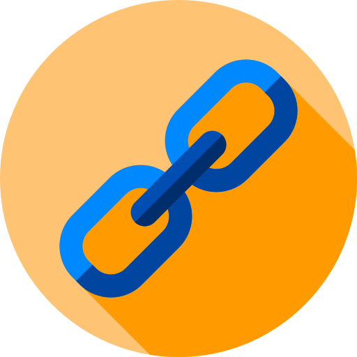 リンク Flat Circular Flat icon