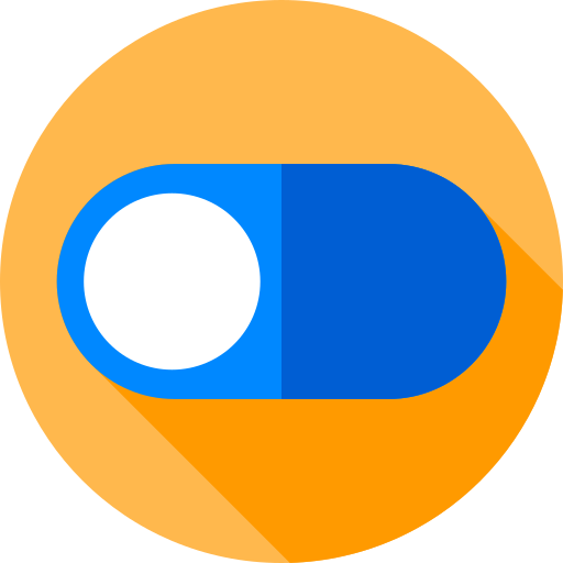 schuifregelaar Flat Circular Flat icoon