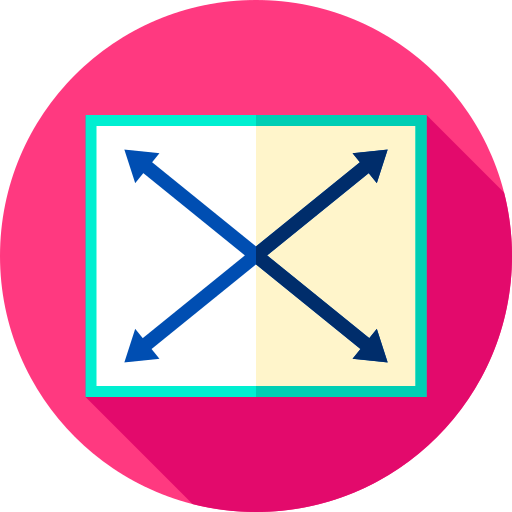Stretch Flat Circular Flat icon