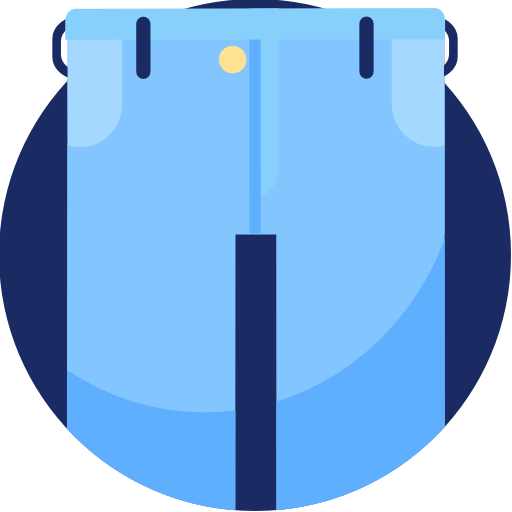 ジーンズ Detailed Flat Circular Flat icon
