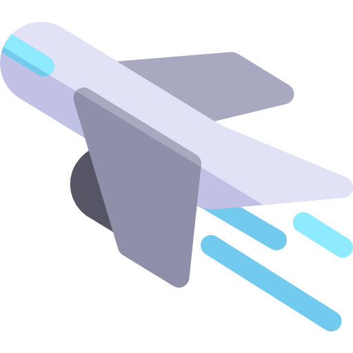 Airplane Basic Rounded Flat icon