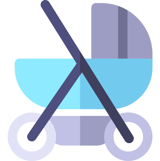 Детская коляска Basic Rounded Flat иконка