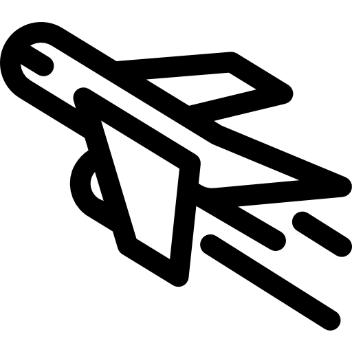 flugzeug Basic Rounded Lineal icon