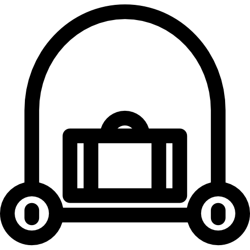 gepäck Basic Rounded Lineal icon
