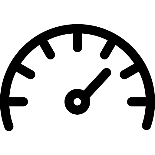 velocímetro Basic Rounded Lineal icono