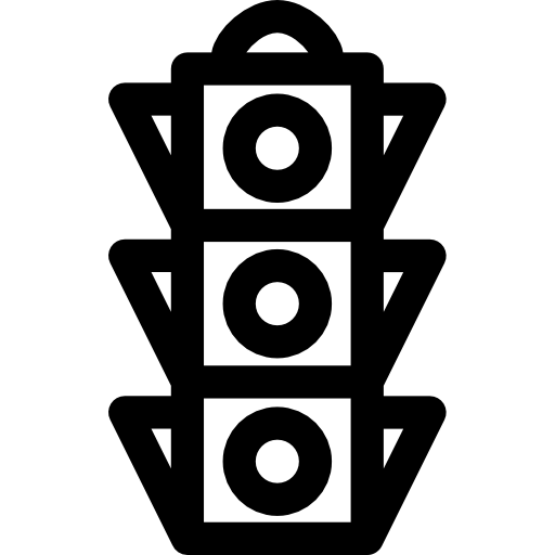 Светофор Basic Rounded Lineal иконка