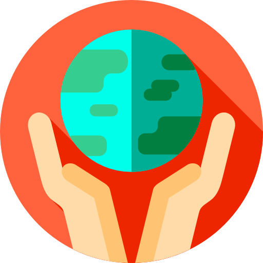 Earth Flat Circular Flat icon