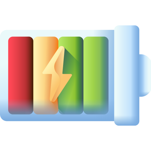 3d battery 3D Color icon
