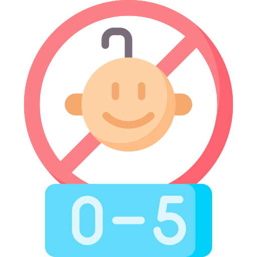 Children age limit Special Flat icon