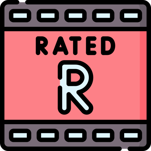 Rated r Special Lineal color icon